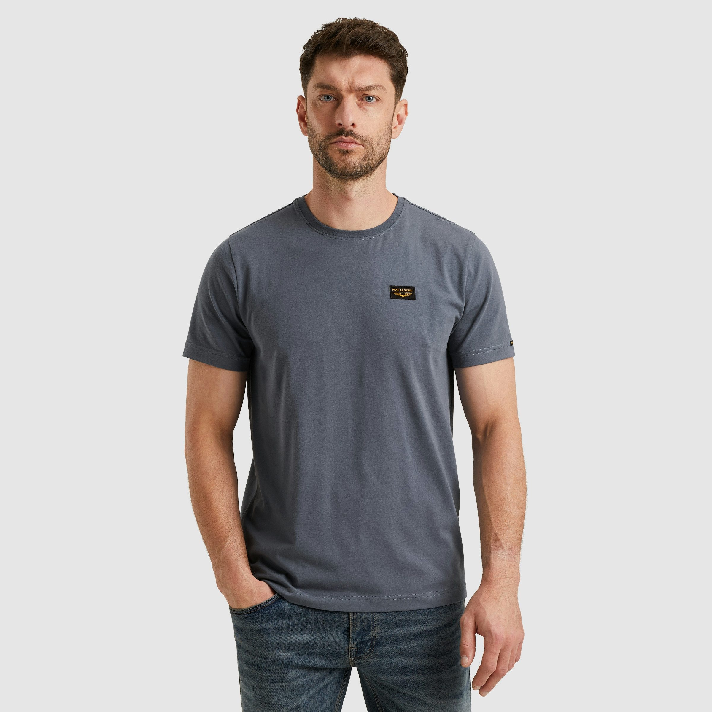 PME LEGEND T-Shirt mit Logobadge günstig online kaufen