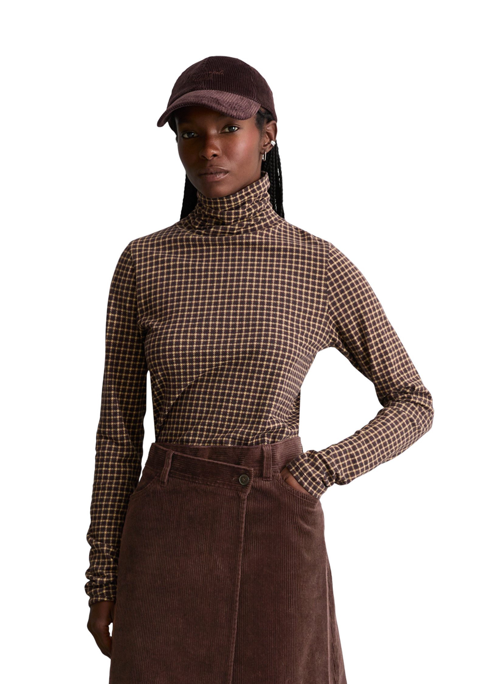 Marc O'Polo DENIM Langarmshirt aus gepeachtem Slub Jersey