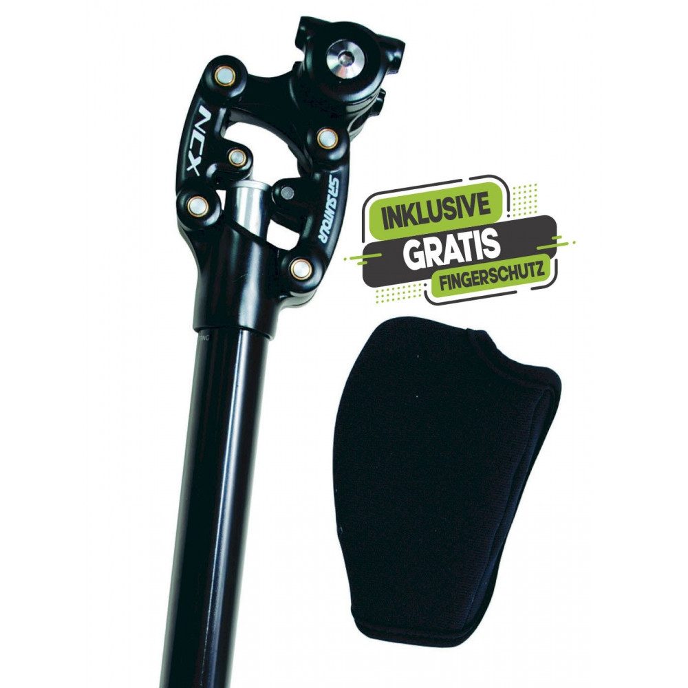 SR Suntour Sattelstütze Federsattelstütze SP25 NCX 31,6 mm Sattelstützen