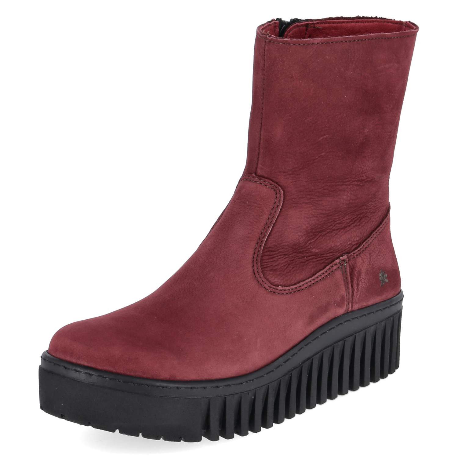 Art Art 1531 Nobuck Burdeos Damen Rauleder red Schlupfstiefel