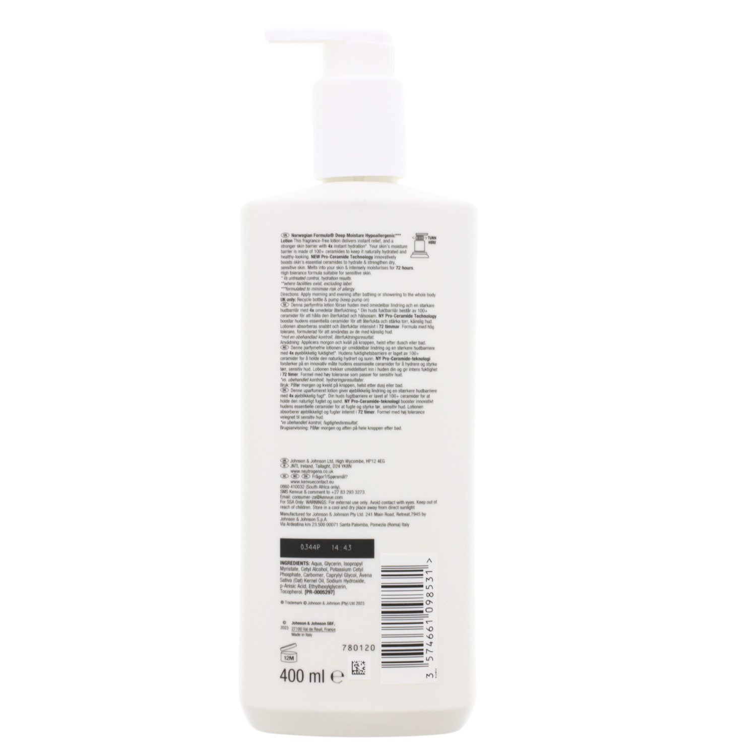Neutrogena Bodylotion 2 x Neutrogena Deep Moisture Bodylotion Sensitiv Parfümfrei Trockene E