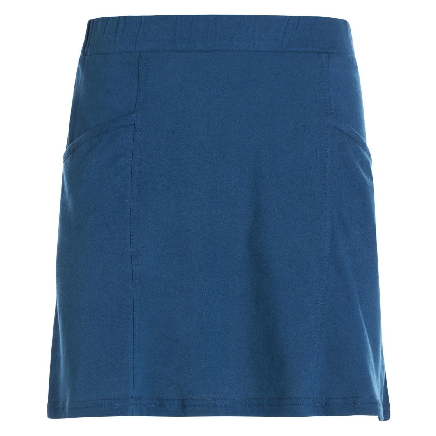 Vishes Minirock Kurzer Damen Basic-Rock Mini-Rock Baumwoll-Rock Einfarbig Schlicht Elfen, Hippie, Ethno Style