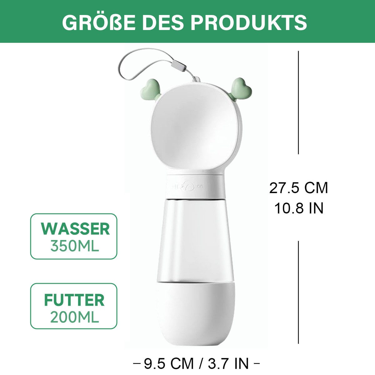 RWEUOQ Reisenapf Futterautomaten Outdoor-Haustierwasser- und Futterschale günstig online kaufen