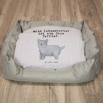 Mr. & Mrs. Panda Tierbett Skye Terrier Lebensretter - Grau Pastell - Geschenk, Tierfreund, Hund, Einzigartiges Design