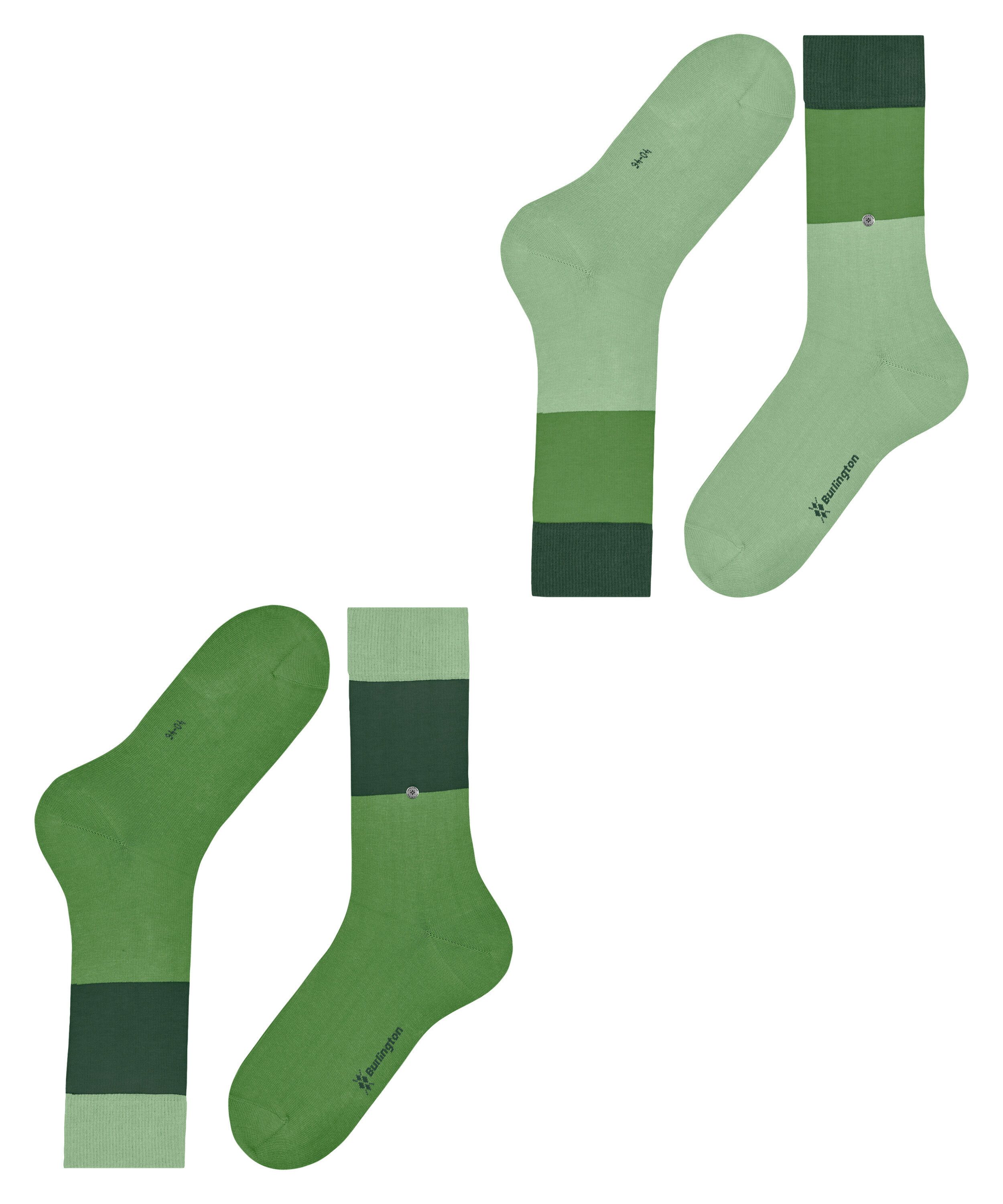 Burlington Socken Magic Mismatch 2-Pack Socken (2-Paar)