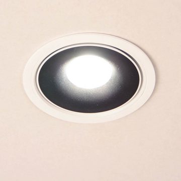 Licht-Trend Einbauleuchte LED Einbauspot Santa schwenk- & dimmbar 810lm Schwarz, Warmweiß