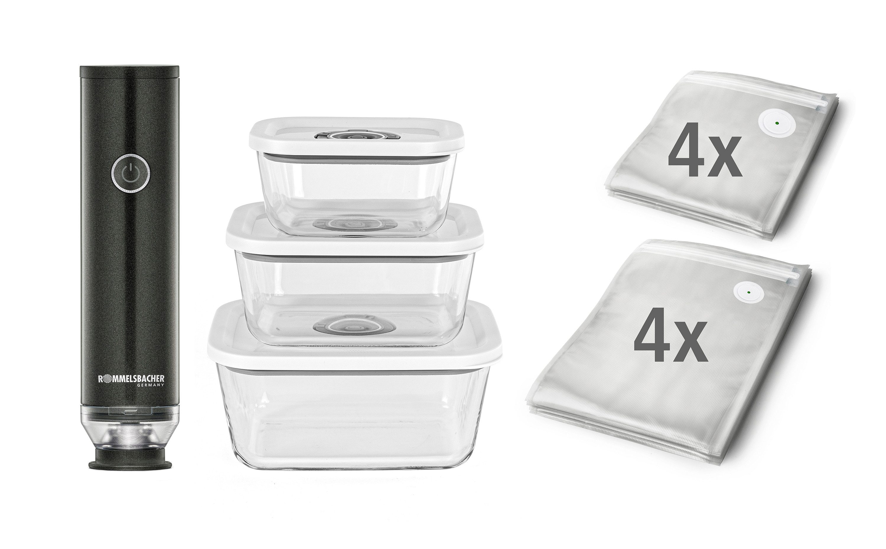 Rommelsbacher Hand-Vakuumierer VAC 253/S, STARTERSET