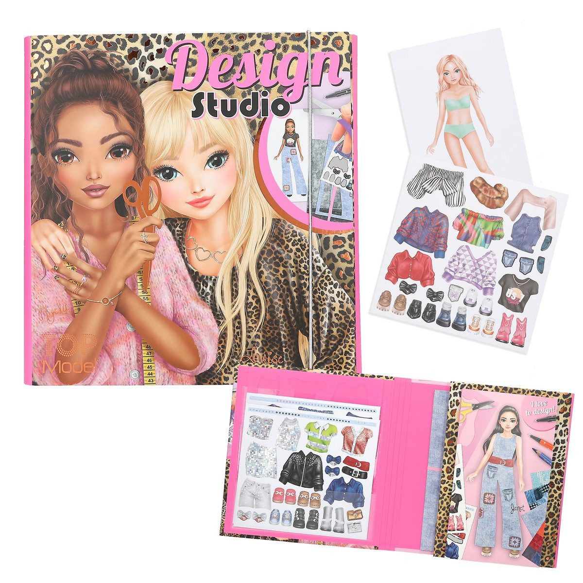 TOPModel Stickerbuch DEPESCHE TOPModel Bastelbuch Create your Design Studio