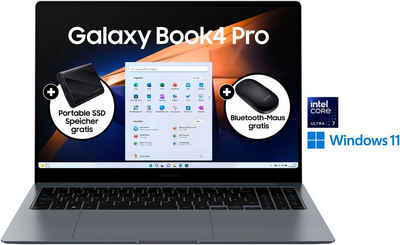Samsung NP960X Galaxy Book4 Pro 16'' Notebook (40,6 cm/16 Zoll, Intel Core Ultra 7, 512 GB SSD, Intel Core Ultra 7 Prozessor, 16 GB + 512 GB)