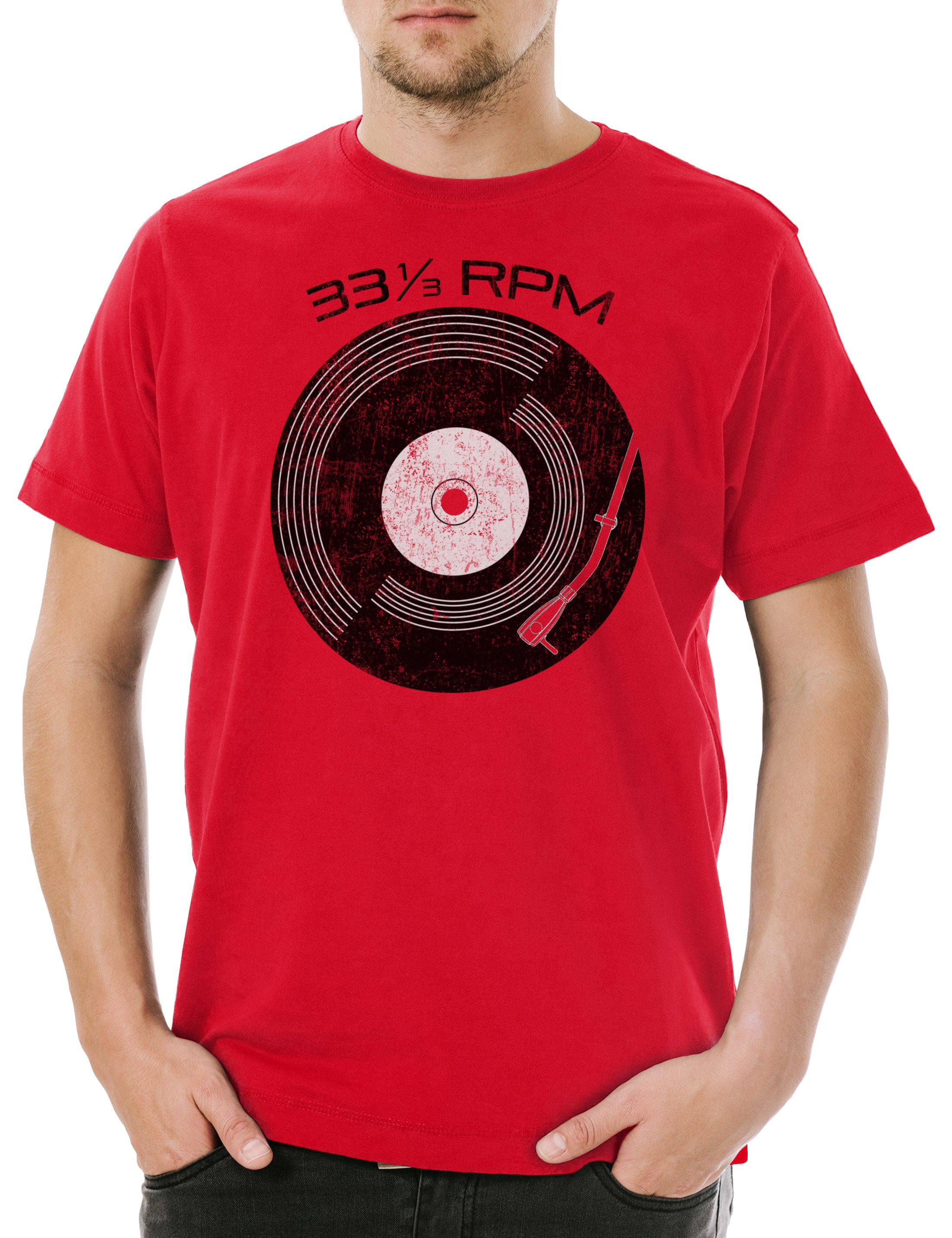 Urban Backwoods Print-Shirt Record 33 RPM günstig online kaufen