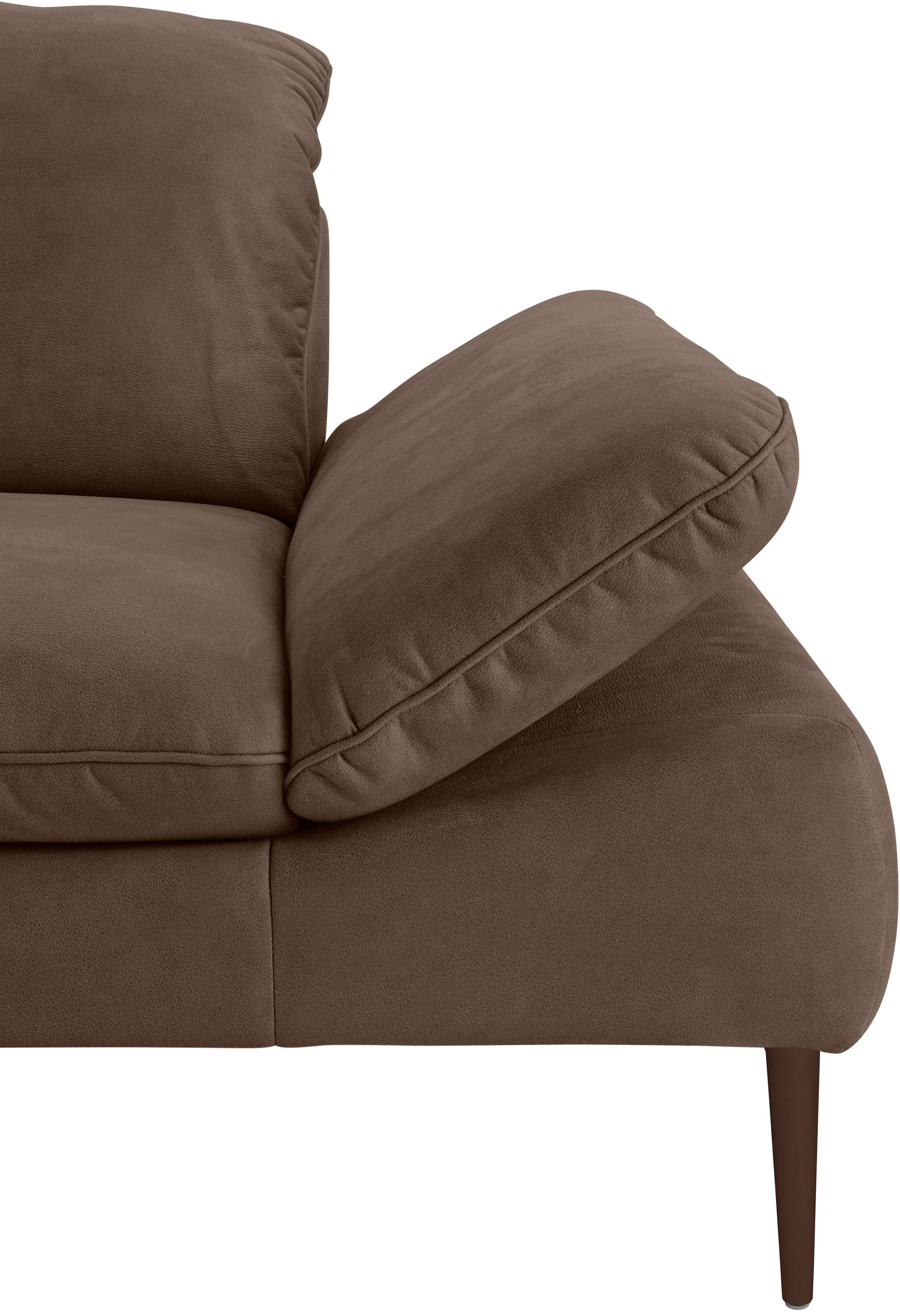 W.SCHILLIG 2-Sitzer enjoy&MORE, Sitztiefenverstellung, Füße Breite cm pulverbeschichtet, bronze 202