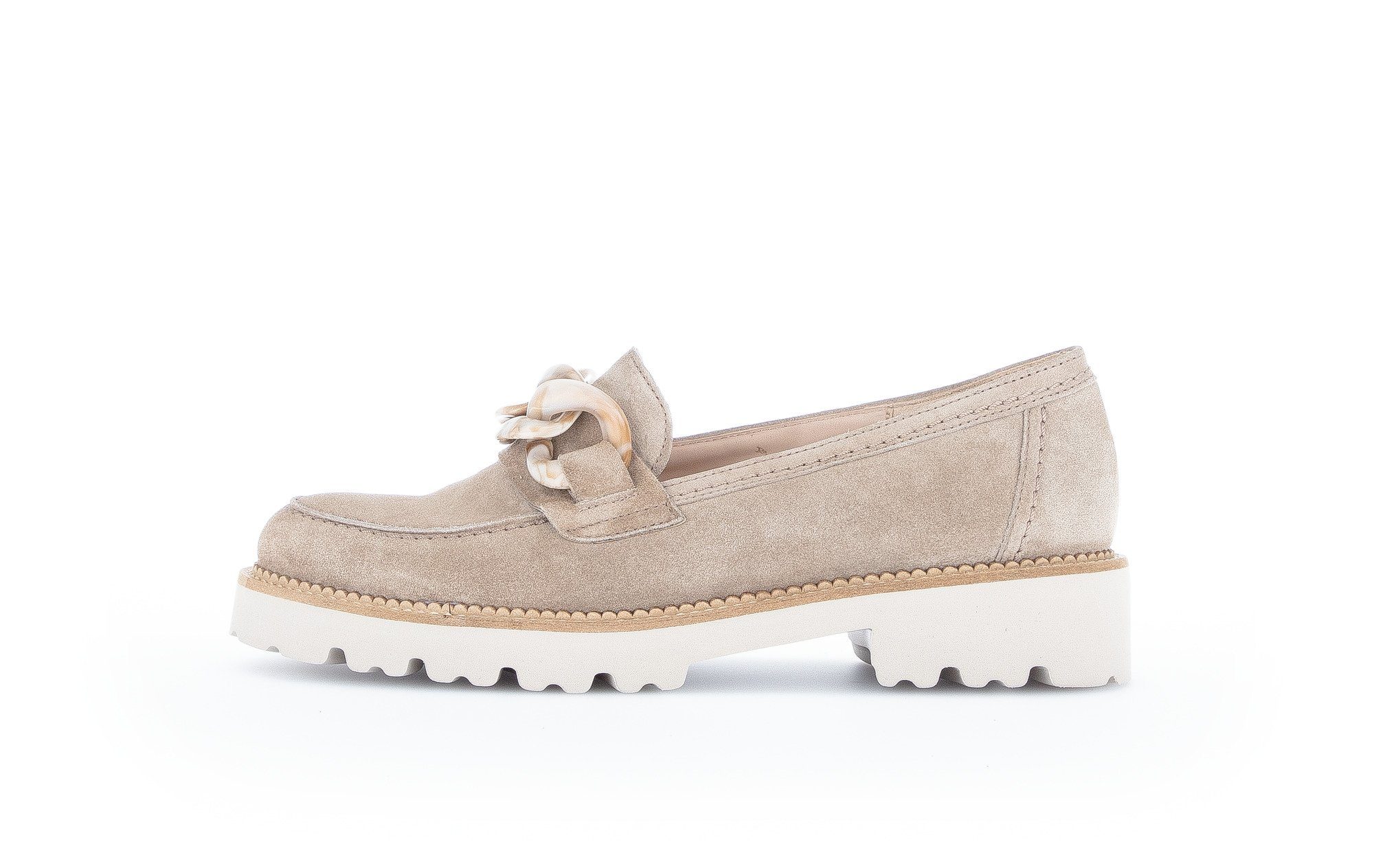 Gabor Beige Slipper (kiesel)