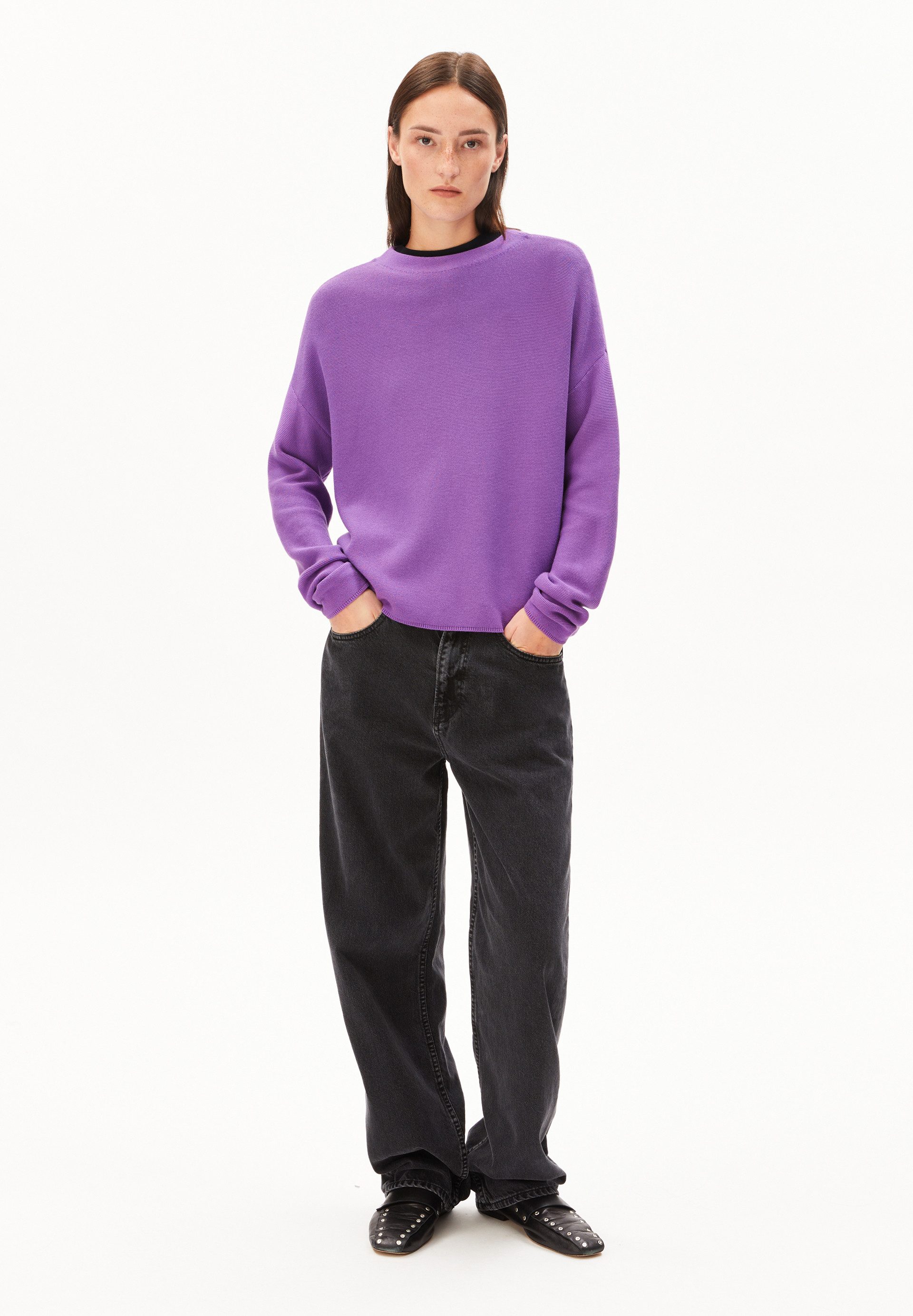 Armedangels Strickpullover MERINAA LINKS LINKS Pullover aus Bio-Baumwolle ( günstig online kaufen