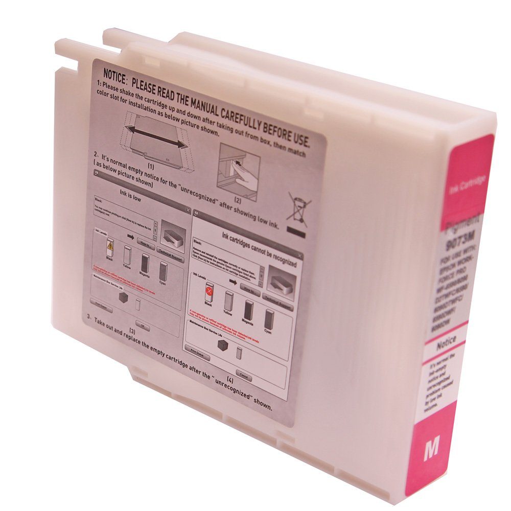 ABC Tintenpatrone (Kompatible Druckerpatrone für Epson T9073 Magenta WorkForce, 090D2TWC WF6090DTWC WF6090DW WF6590 WF6590D2TWFC WF6590DTWFC WF6590DWF)