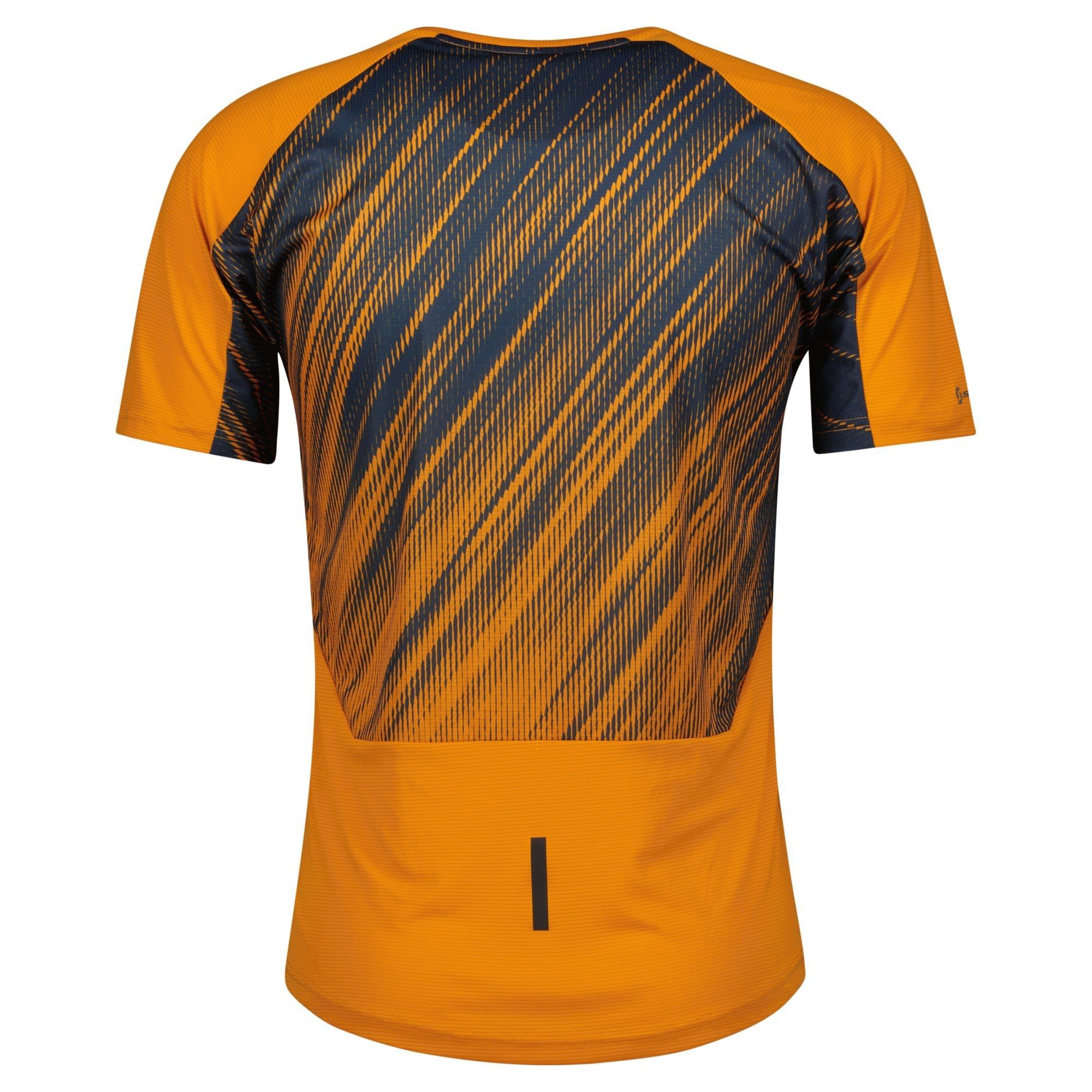 Scott T-Shirt Scott M Trail - Run Midnight Kurzarm-Shirt Herren S/sl Orange Shirt Copper Blue