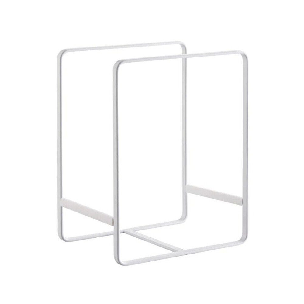 Yamazaki Geschirr-Set Tower Tellerhalter 11,5x16x20 cm weiß (1-tlg), Stahl, Silikon, Tellerhalter, Stahl, Weiß
