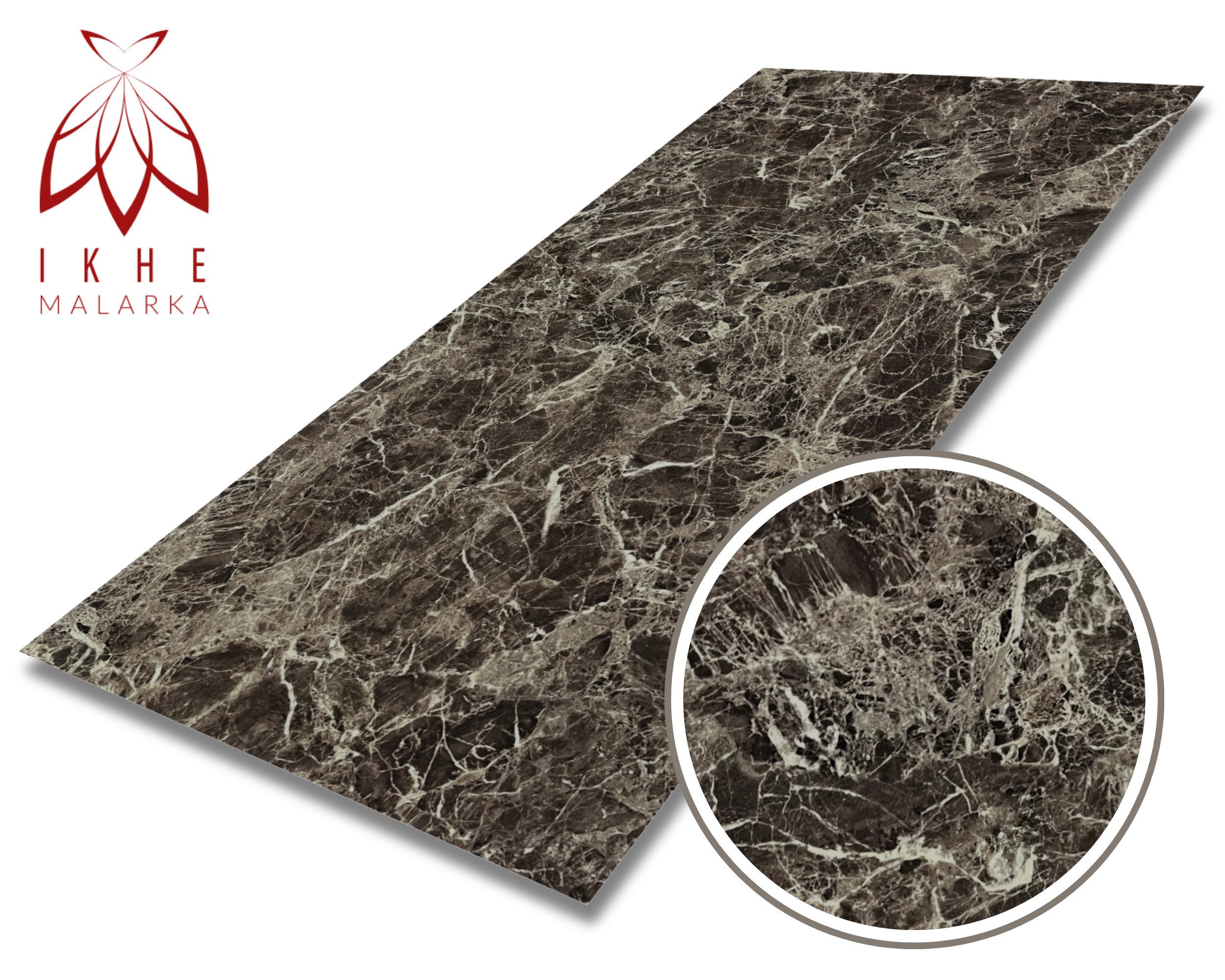 IKHEMalarka Wandpaneel Marmoroptik – Hochwertige PVC Wandverkleidung, BxL: günstig online kaufen