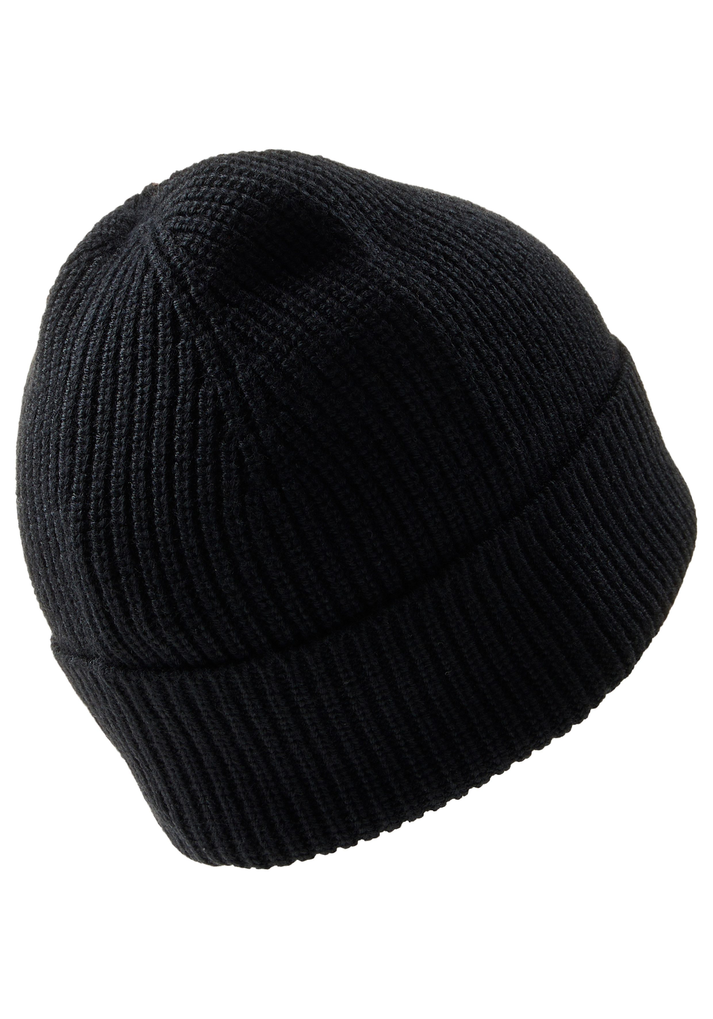HUGO Beanie Sentialy Hat mit Logo-Aufnäher