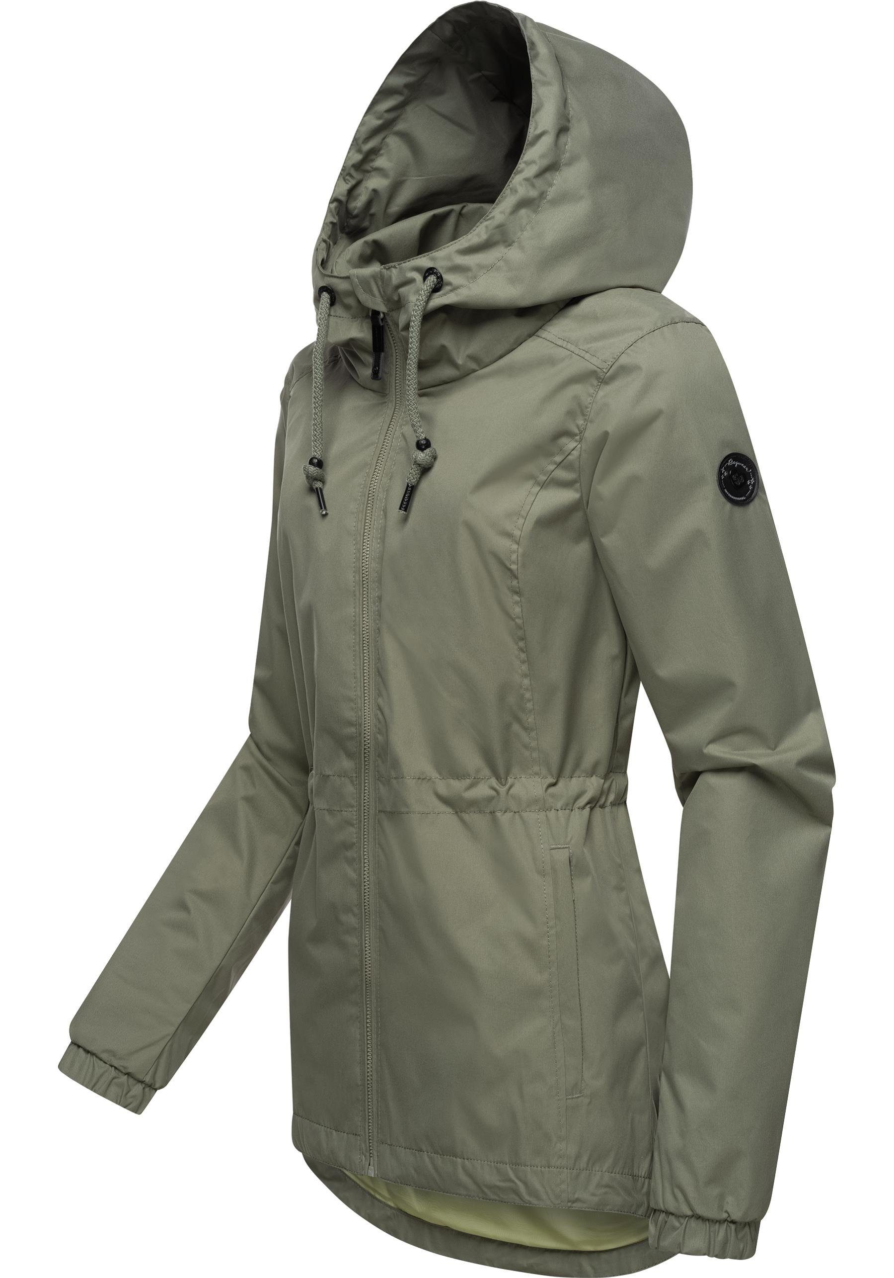 Ragwear Outdoorjacke Danka Wasserdichte Übergangsjacke mit großer Kapuze günstig online kaufen