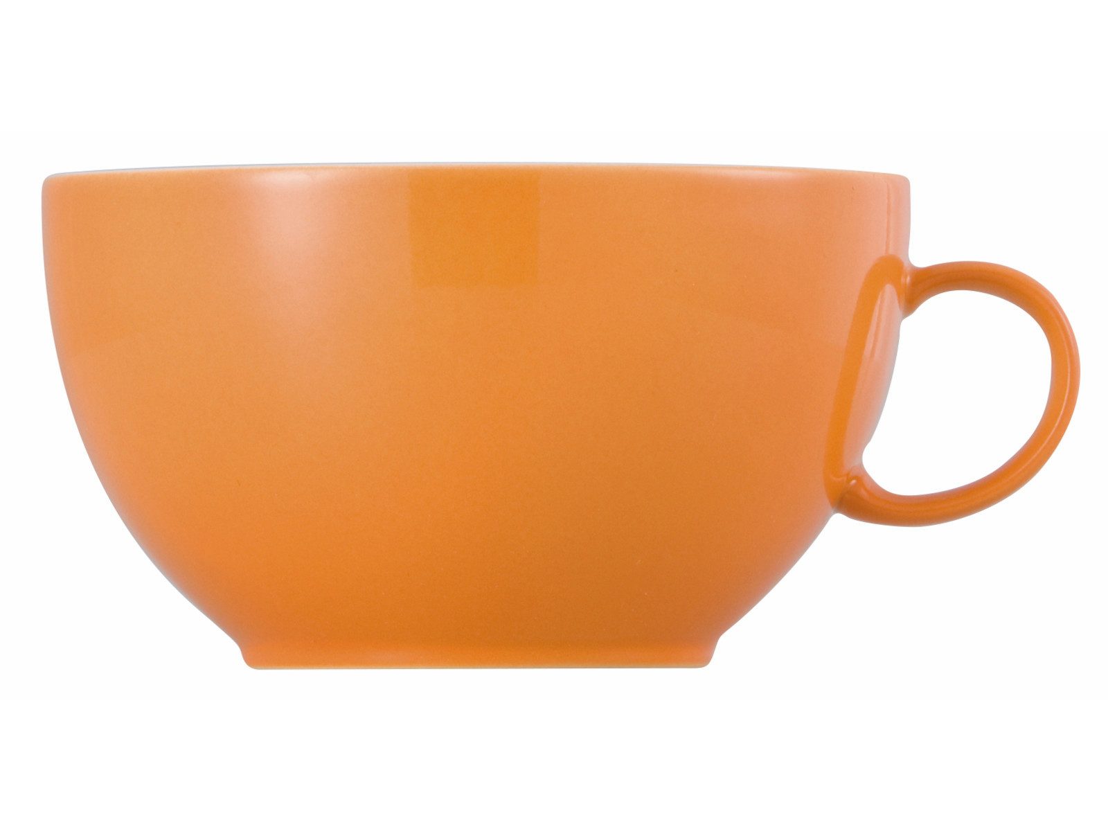 Thomas Porzellan Tasse Sunny Day Orange Cappuccino-Obertasse 0,38 l, Porzellan, Tassen