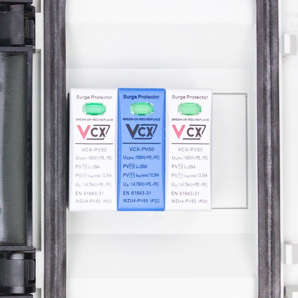 DC T1 Solar Doktorvolt PV 1000V T2 Generatoranschlusskasten 1-String Verteilerbox 4mm 1x