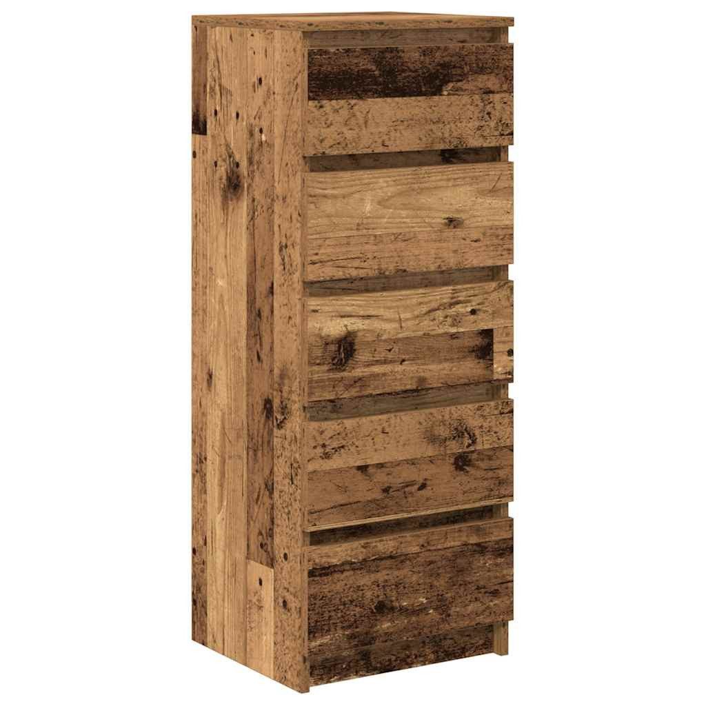 vidaXL Sideboard Sideboard mit Schubladen Altholz-Optik 37,5x35x99 cm (1 St)