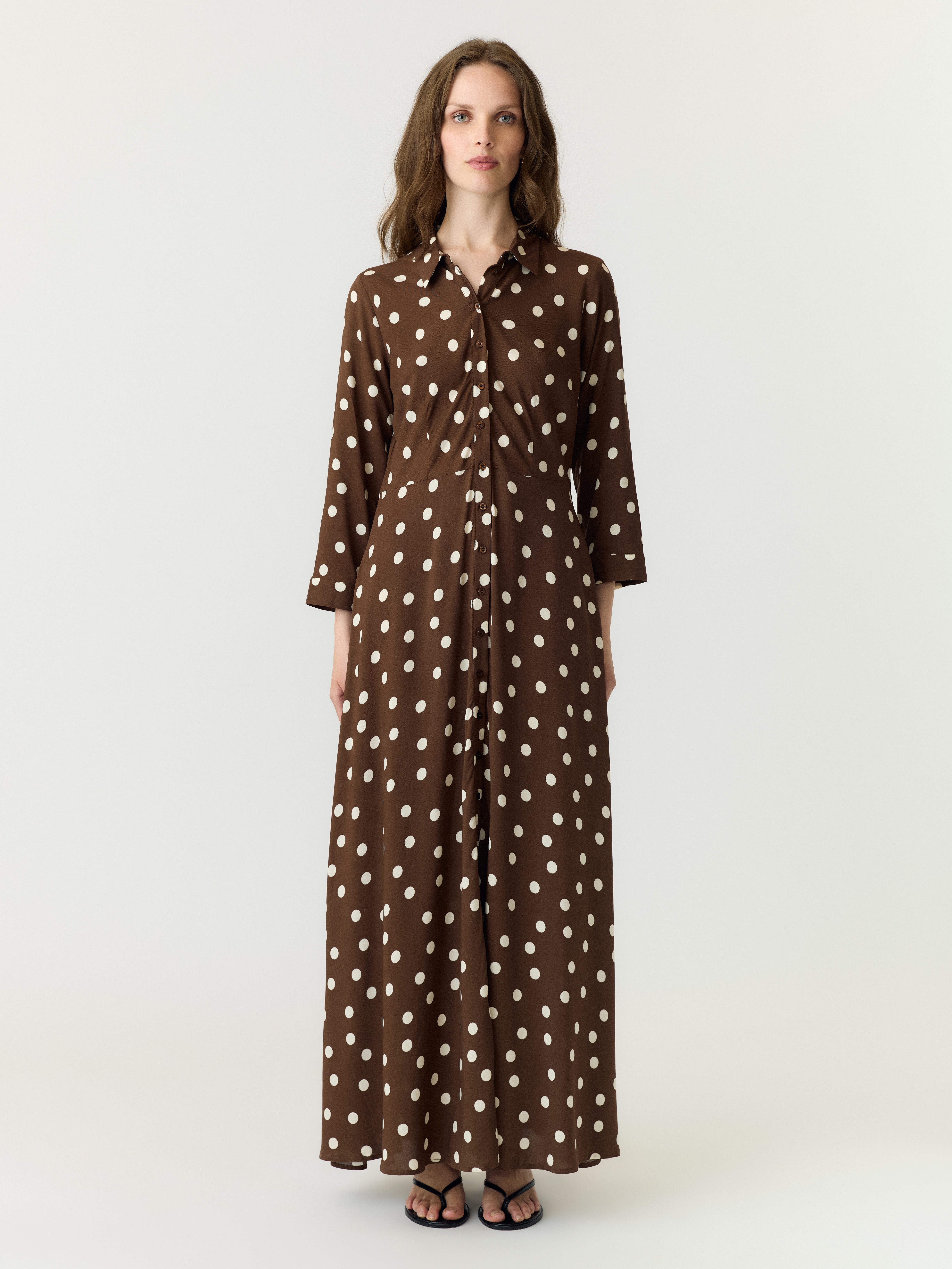 Y.A.S Hemdblusenkleid YASSAVANNA LONG SHIRT DRESS Viskose, loose fit