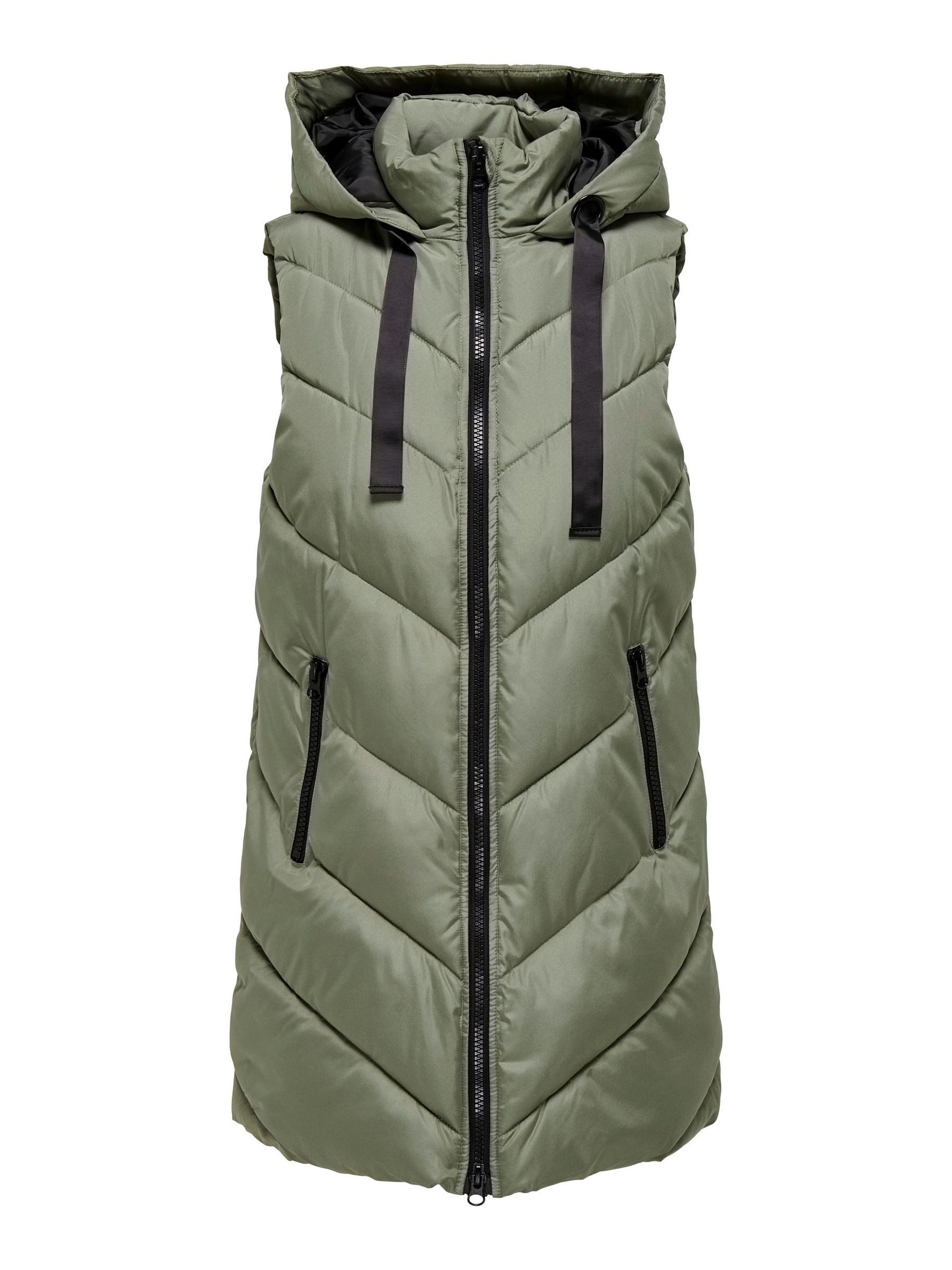 JACQUELINE de YONG Steppweste (1-tlg) JDYSKYLAR PADDED HOOD WAISTCOAT OTW NOOS