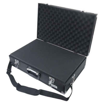 HMF Kameratasche Transportkoffer für Kamera Equipment, Waffen und Dokumente, abschließbarer Aufbewahrungskoffer, 56,5x36x16 cm