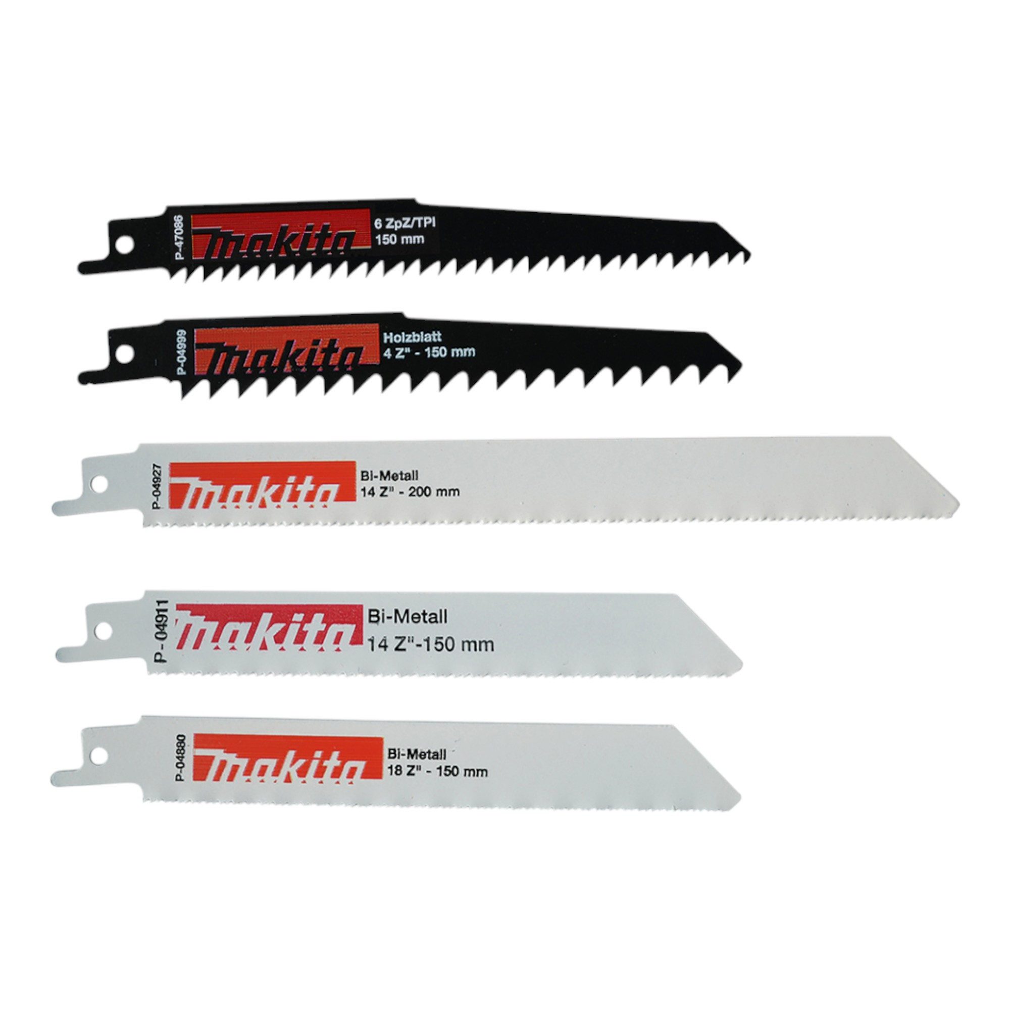 Makita Akku-Reciprosäge DJR 183 Z Akku Reciprosäge Säbelsäge 18 V + Reciprosägeblatt Set