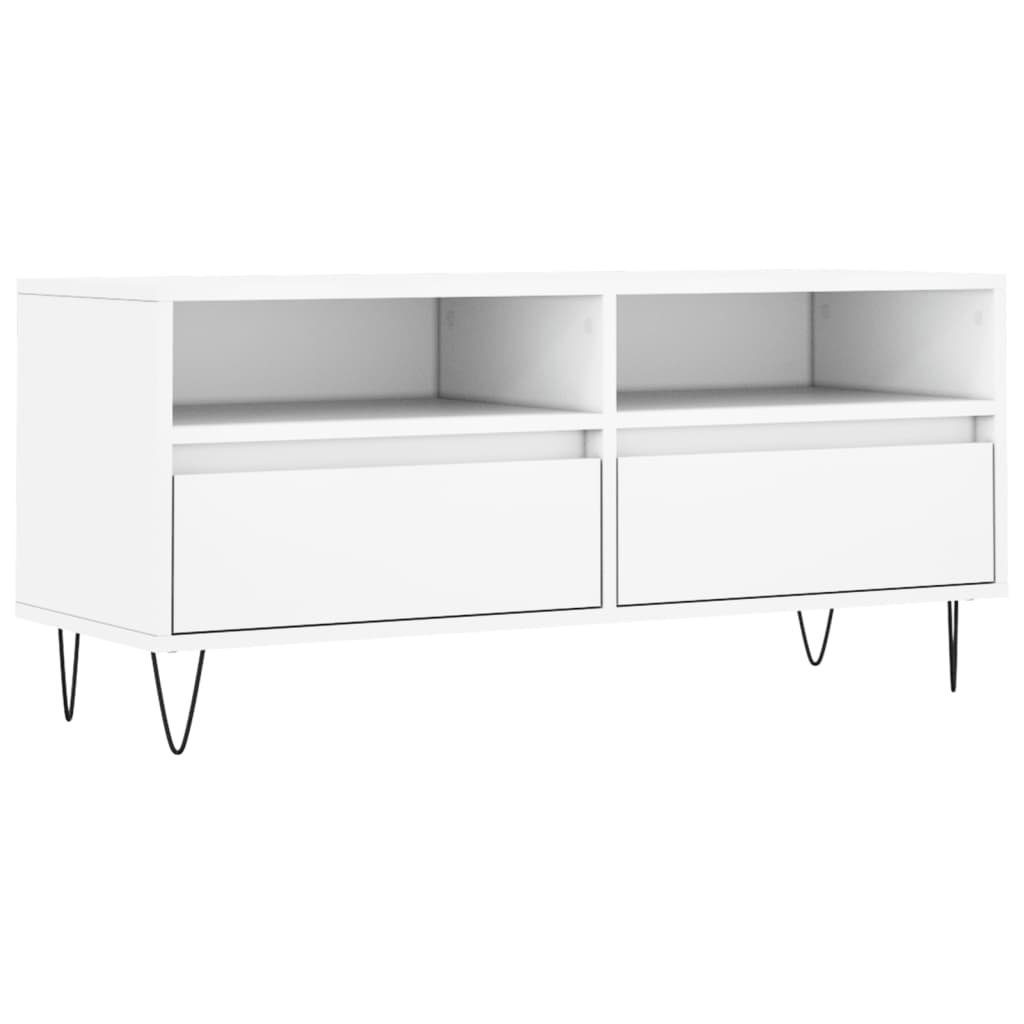 TV-Schrank TV-Schrank Weiß 100x34,5x44,5 cm Holzwerkstoff