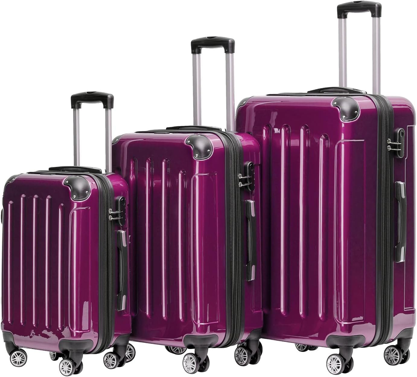 Beibye Koffer Reisekoffer Zwillingsrollen Koffer Trolleys 15 verschiedene Farben