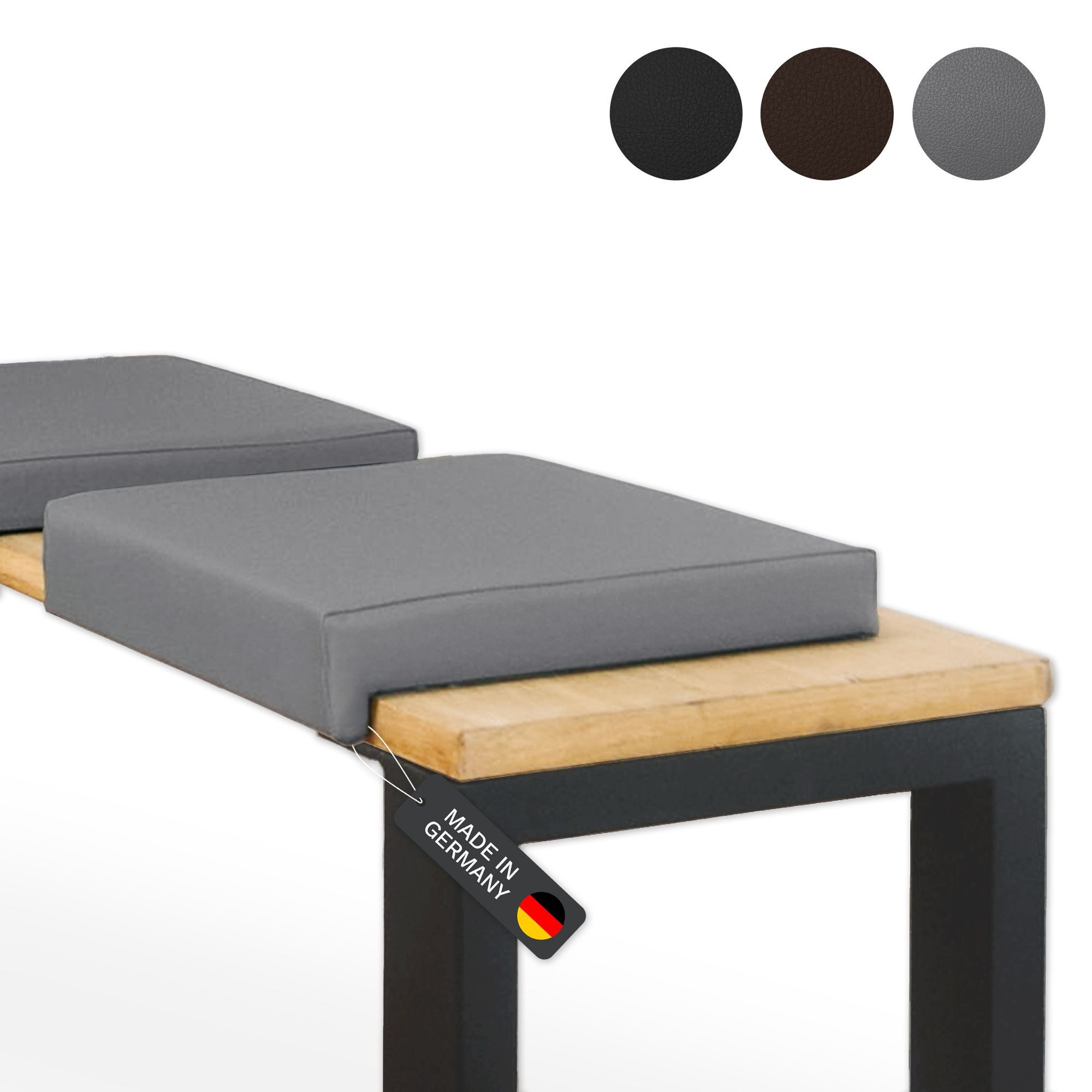 Bankauflage Lycce Bankauflage Kunstleder Klemmkissen 1 Leiste, weiche Polsterung