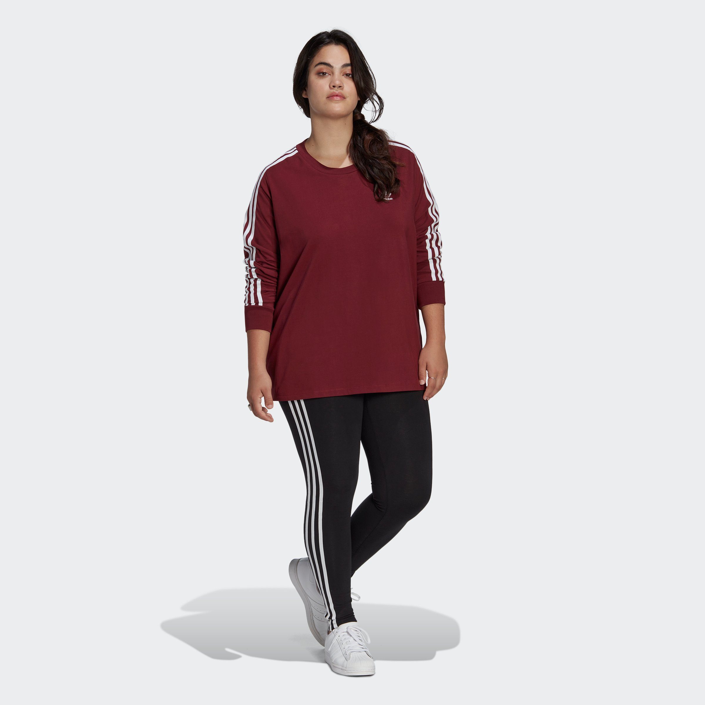 Shadow Red Originals LONGSLEEVE CLASSICS adidas ADICOLOR Langarmshirt