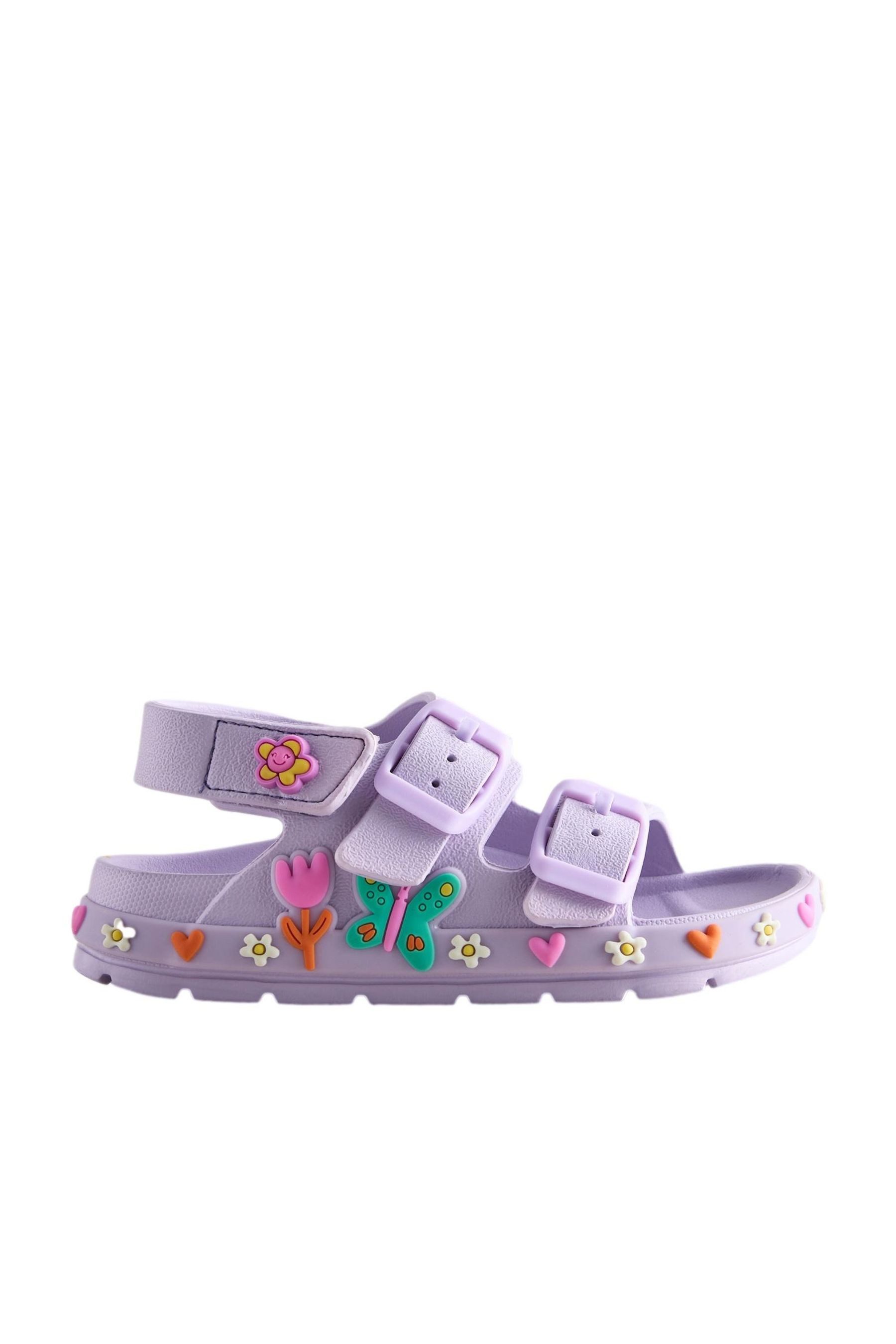 Next EVA-Sandalen mit Doppelschnalle und Motiv Sandale