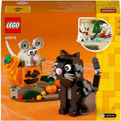 LEGO® Konstruktionsspielsteine Katz und Maus an Halloween (40570), LEGO® Iconic, (328 St), Made in Europe