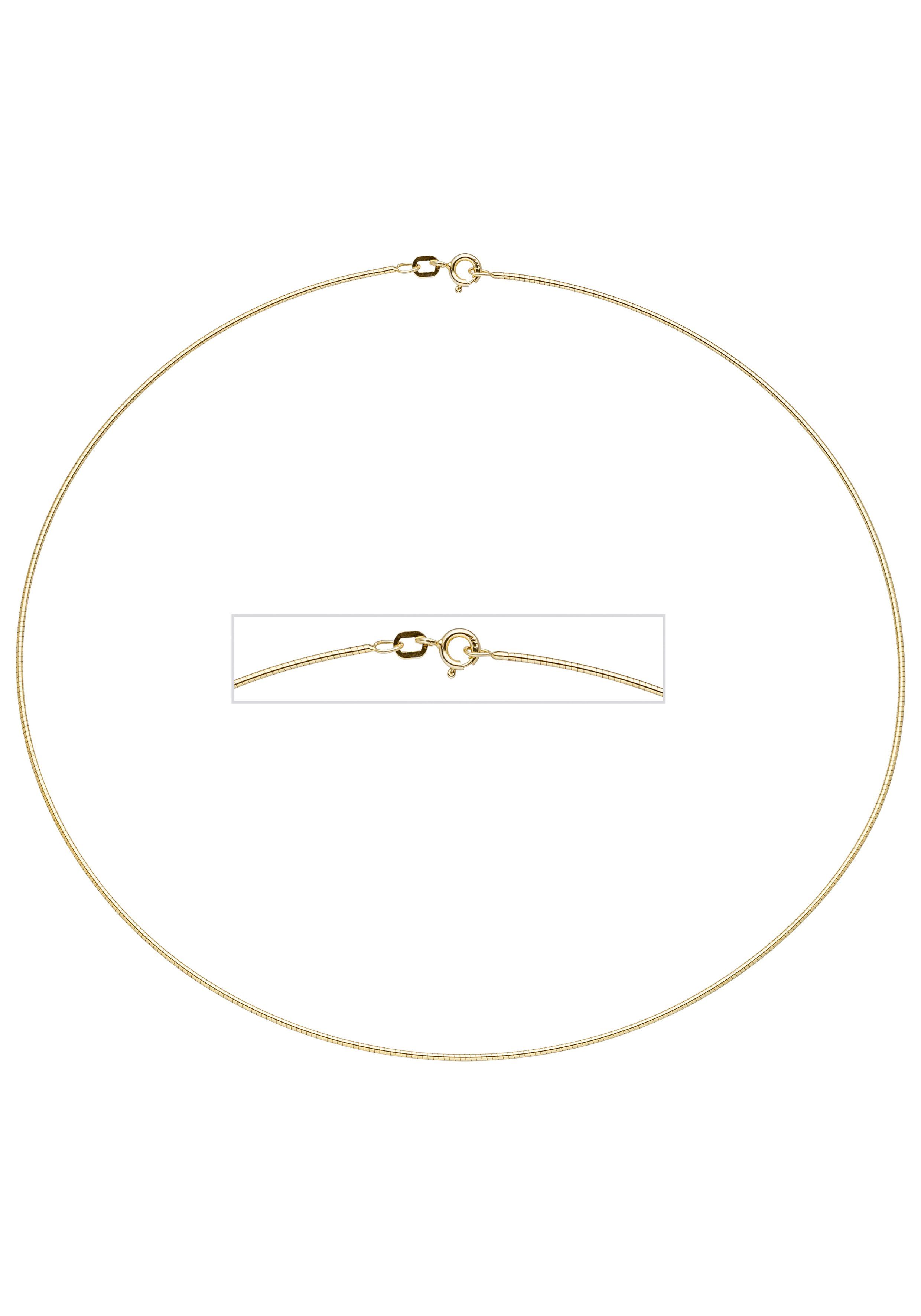 JOBO Halsreif, 925 Silber vergoldet 42 c... JOBO Halsreif, 925 Silber vergoldet 42 c...