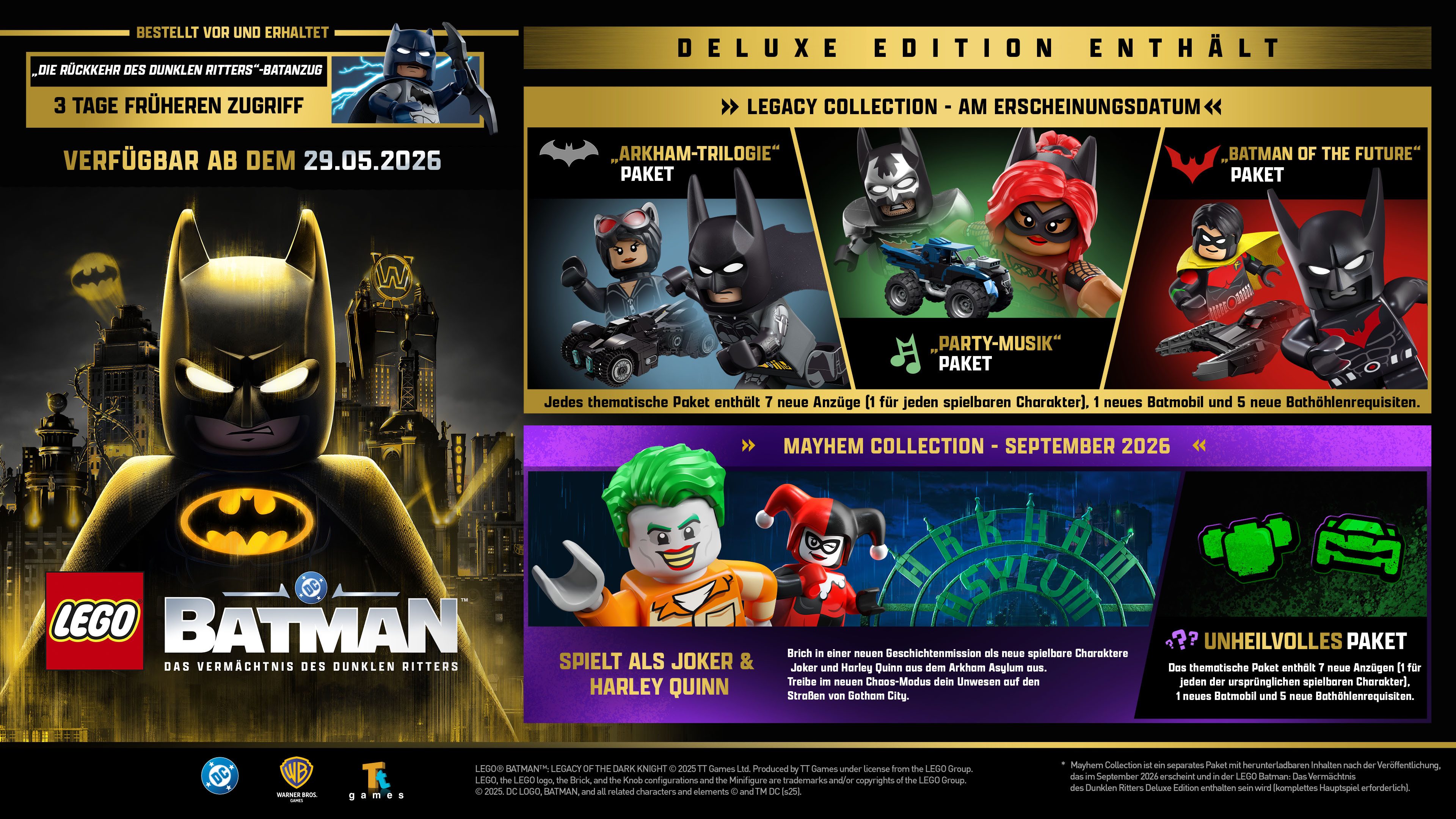LEGO Batman: Das Vermächtnis des dunklen Ritters Nintendo Switch 2