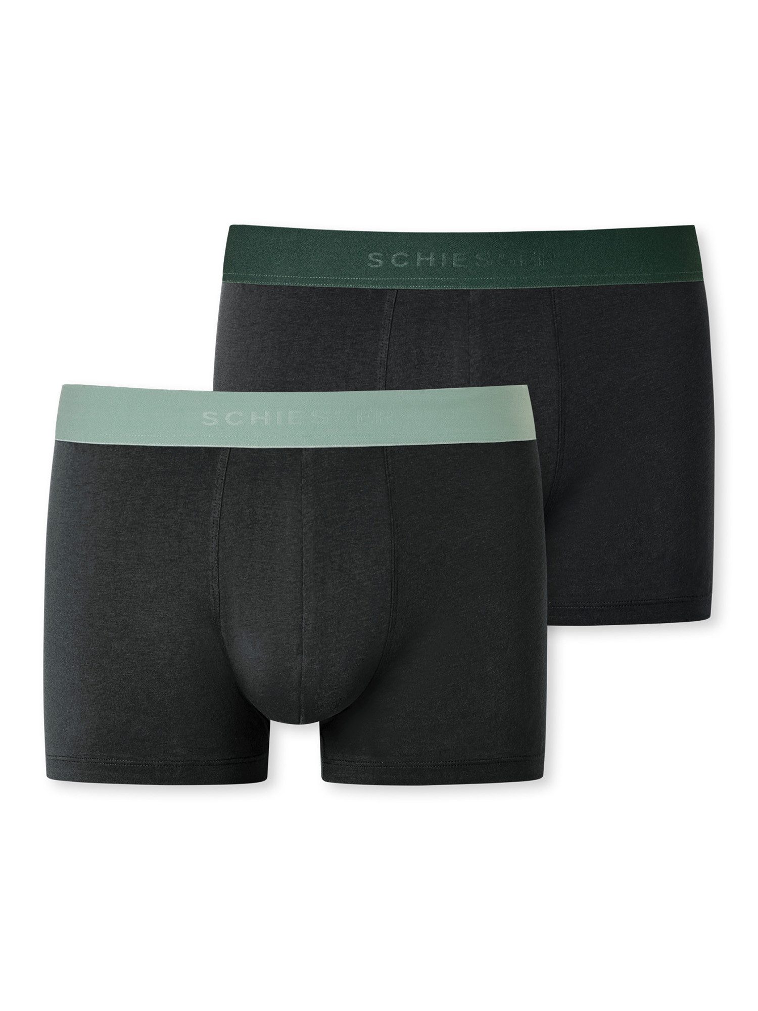 Schiesser Langer Boxer 95/5 Organic Cotton (2-St) Retro-Boxer retroshorts boxershorts