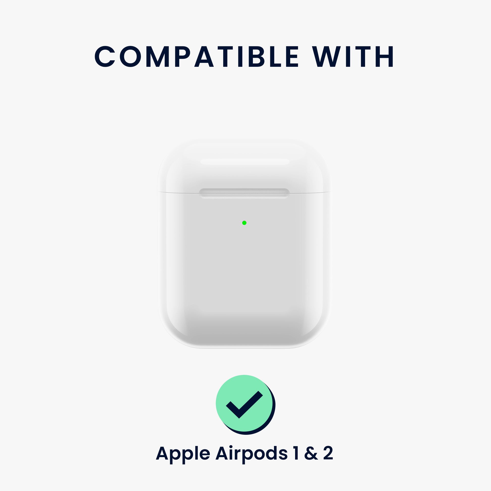 kwmobile Etui Hülle für Apple Airpods 1 & 2 Glitzer Case, Kopfhörer Schutzh günstig online kaufen