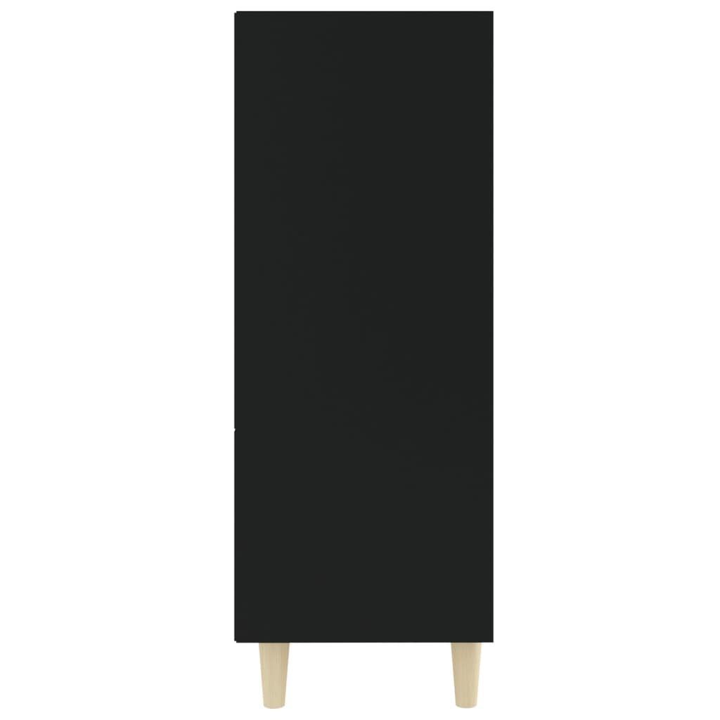 (1 69,5x32,5x90 vidaXL cm Schwarz Holzwerkstoff Sideboard St) Sideboard