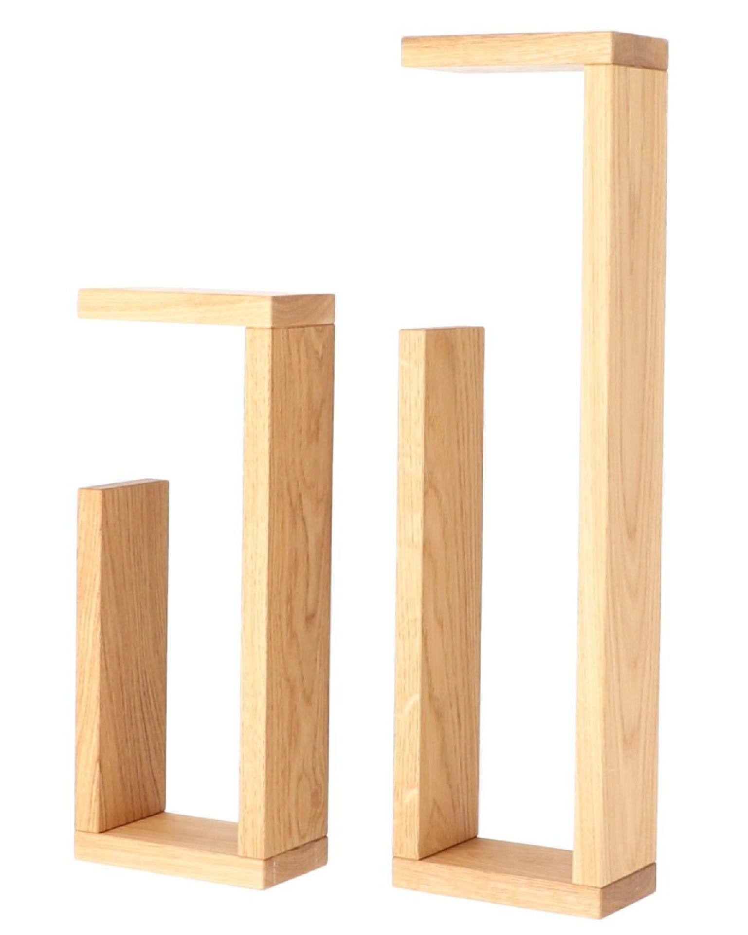 jankurtz Wandregal Lilian Eiche massiv, Klein günstig online kaufen