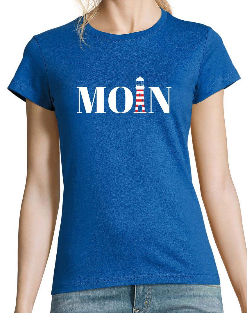 Youth Designz T-Shirt Moin Leuchtturm Damen Shirt mit Trendigem Frontdruck günstig online kaufen