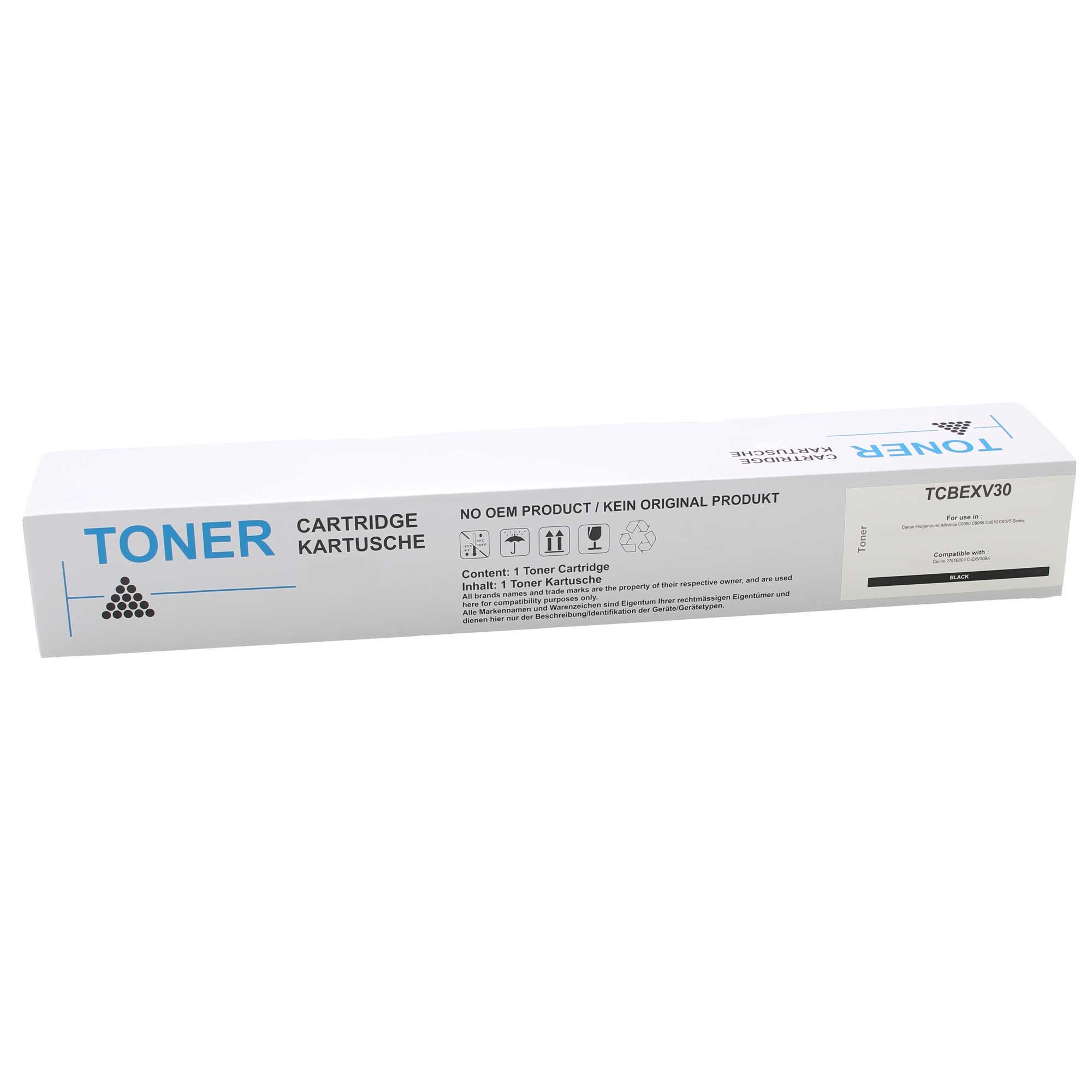 ABC Tonerkartusche Kompatibler Toner für Canon C-EXV30 Schwarz Imagerunner Advance C9060