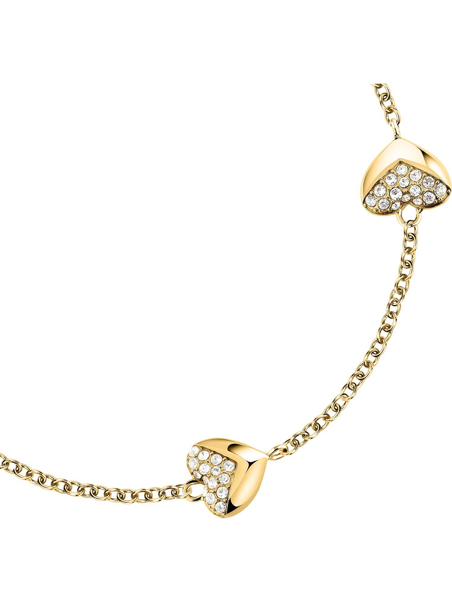 KARL LAGERFELD Armband Karl Lagerfeld Damen-Armband Edelstahl Kristall, Pave Amour