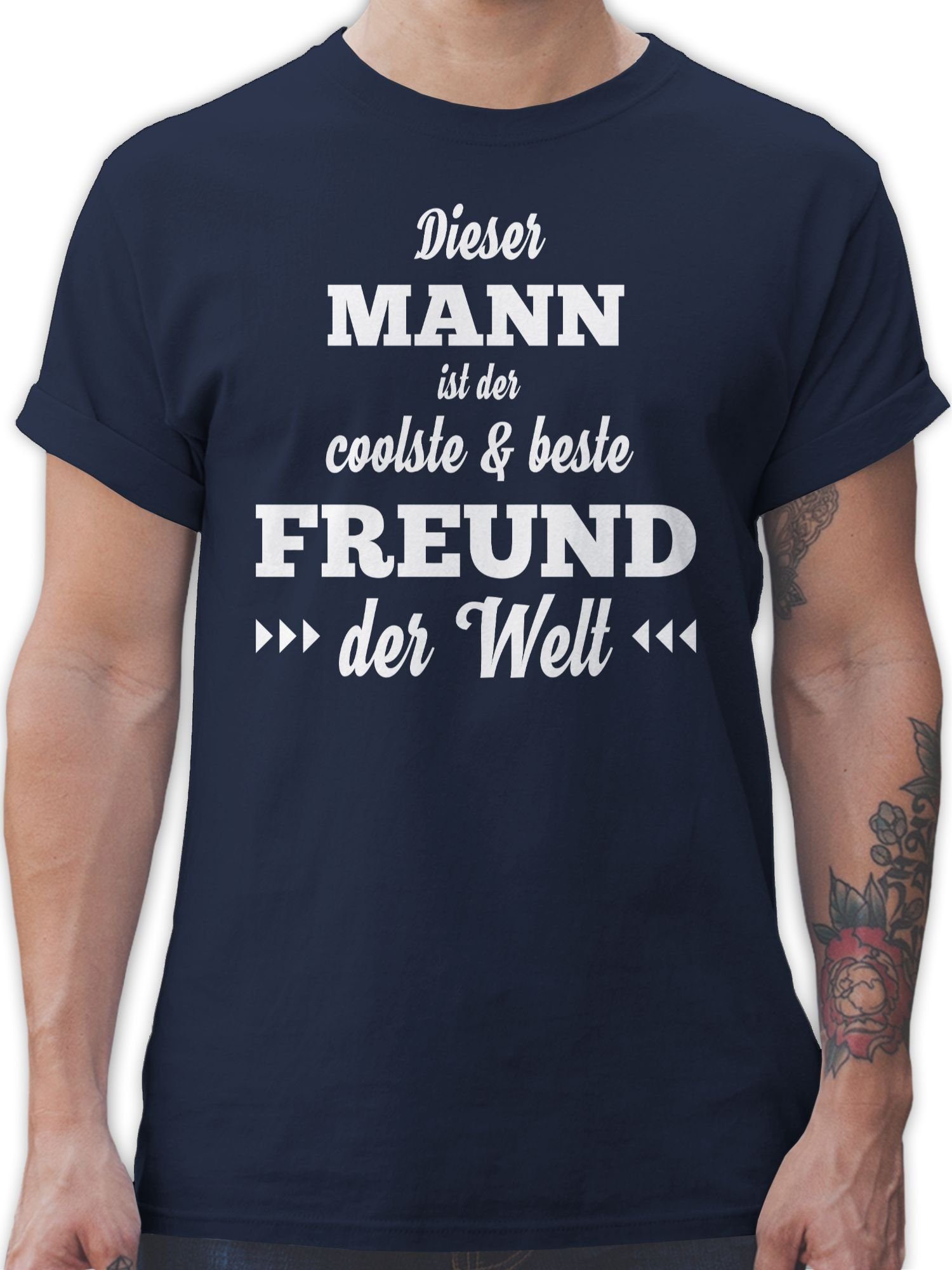 T-Shirt Dieser Mann ist der coolste und beste Freund