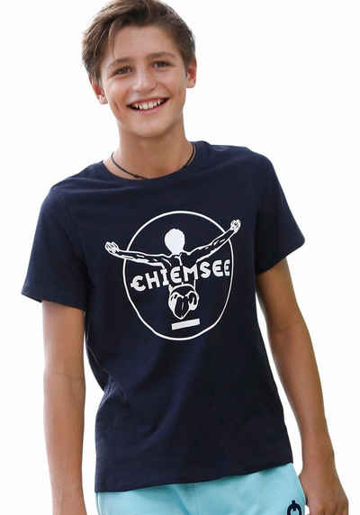 Chiemsee T-Shirt »BASIC« mit Logodruck vorn