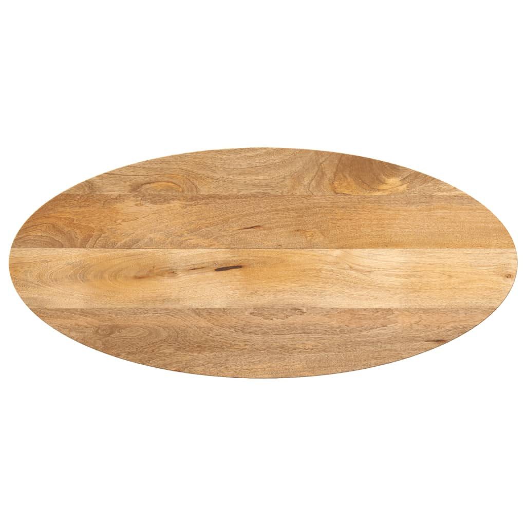 vidaXL Tischplatte Tischplatte 140x50x2,5 cm Oval Massivholz (1 St)