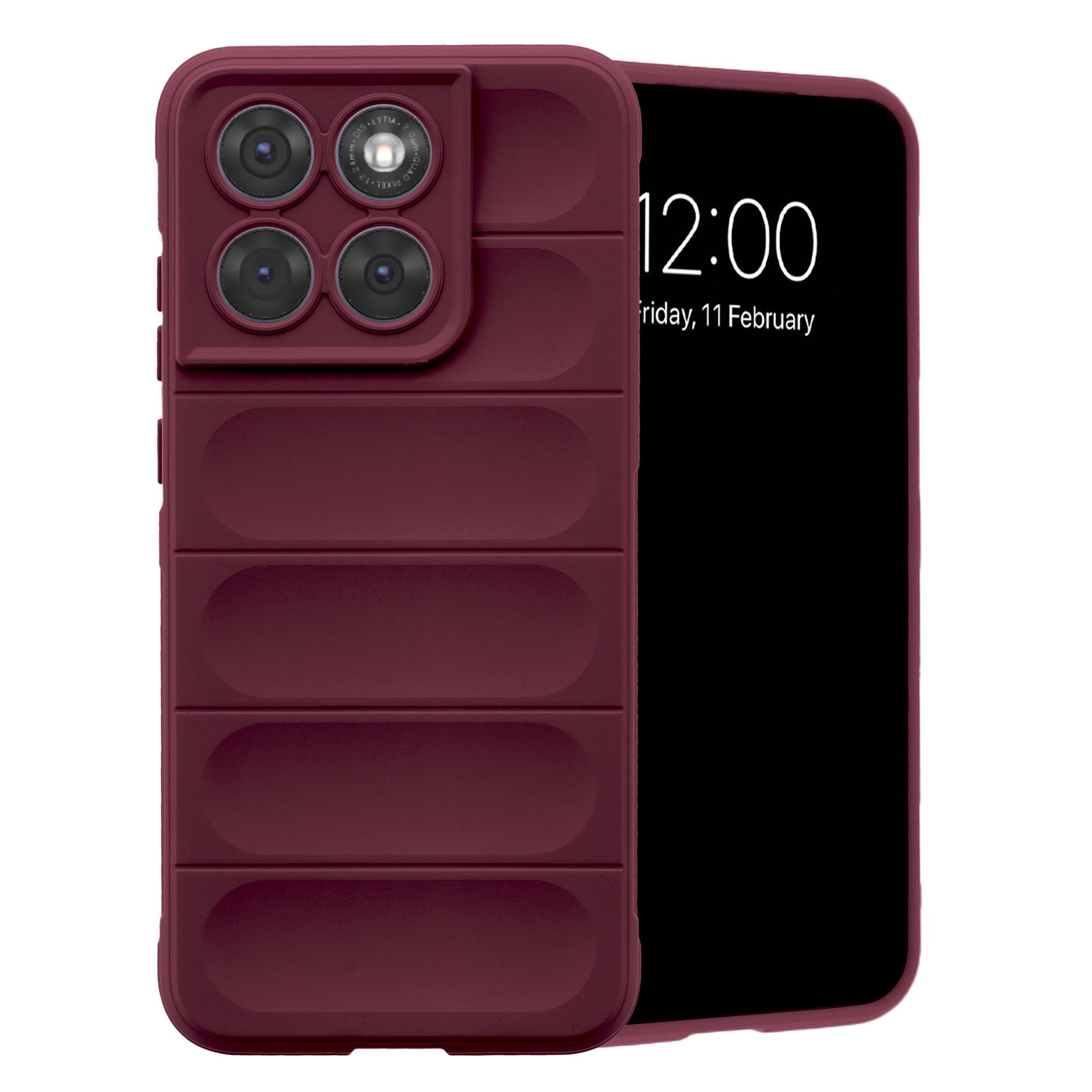imoshion Backcover imoshion EasyGrip Backcover Motorola Edge 70 Fusion - Aubergine