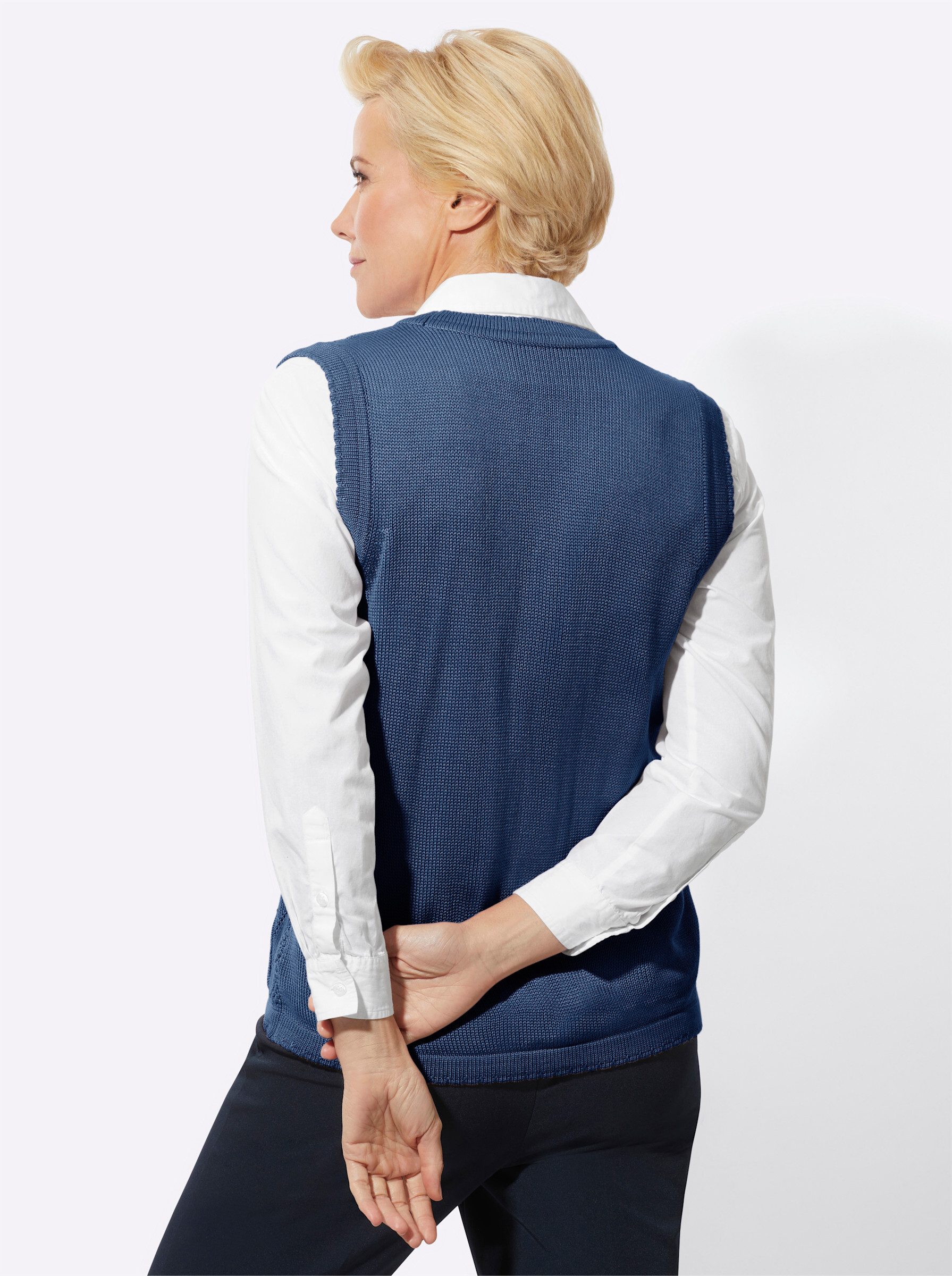 Witt Strickweste Strickweste Langarm Ajour